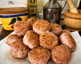Foto del paso 1 de la receta: Albóndigas de pavo y avena en caldo (receta rica en proteína y baja en grasa)