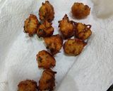A picture of step 4 of Quinoa flour fritters.