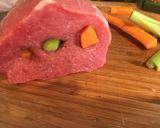 Foto del paso 1 de la receta: Peceto mechado con salsa