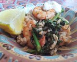 Foto del paso 4 de la receta: Arroz con langostinos y bimi