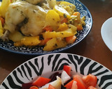 Foto del paso 5 de la receta: Pollo con verduras al vapor