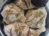 Pollo al horno con berenjenas