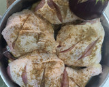 Foto del paso 3 de la receta: Pollo al horno con berenjenas