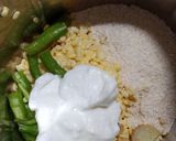 A picture of step 1 of Moong dal chilla.