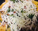 A picture of step 5 of Stuffed veggie cheese roll.