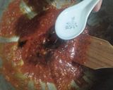 A picture of step 9 of Schezwan sauce.