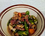 Foto langkah ke 3 dari resep Tumis Cumi Asin Cabe Hijau.