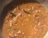 A picture of step 4 of BRINJAL GRAVY for biryani.