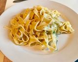 Hình bước làm 7 của món Mì Ý sốt Alfredo