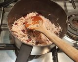 A picture of step 3 of Rice & Peas.