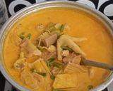 Foto langkah ke 4 dari resep Gulai Nangka Muda, Ceker & kacang panjang.