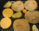 Foto del paso 1 de la receta: Burguer de mijo rellenas con verdura y salsa César vegan