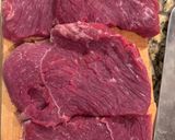 A picture of step 1 of Beef Jerky (thịt bò khô).