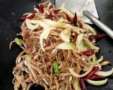 Foto langkah ke 6 dari resep Petai Teri Cabe iris pedes.