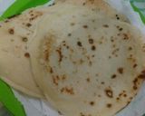 Foto del paso 2 de la receta: Panqueques rellenos de dulce de leche bañado con crema y chocolate