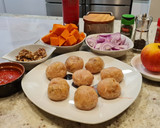 Foto del paso 6 de la receta: Albóndigas de pavo en salsa de calabaza, manzana y nueces