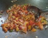 A picture of step 2 of Chana kanghou manipuri style.