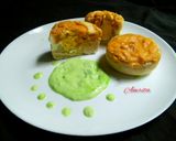 A picture of step 4 of Stuffed Carrot egg dhokla.