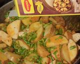 A picture of step 2 of Aloo beans ki sabji.