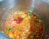 A picture of step 3 of Mexican Bean and Vegetable Rice.