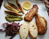 Foto del paso 8 de la receta: Gallineta en gabardina con verduras y una lágrima de pesto