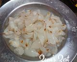 A picture of step 1 of Lychee and Cream.