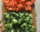 Foto del paso 1 de la receta: Espaguetis de arroz con verduras
