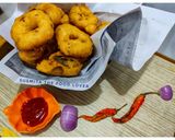 A picture of step 12 of Crispy medu vadas.