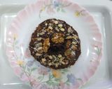 A picture of step 3 of Walnut and dates halwa.