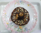 A picture of step 3 of Walnut and dates halwa.