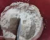A picture of step 4 of Fruity Coconut Crumble Squares.