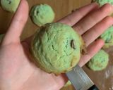 รูปขั้นตอนการทำที่ 9 ของ คุกกี้mint chocolate chips