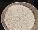 A picture of step 1 of Sesame Peanut Chikki.
