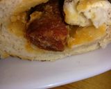 Teljes kiőrlésű tejes kifli töltve recept fázis 6 fotója