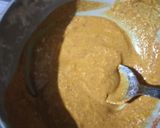 A picture of step 2 of DahiAloo.