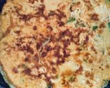 Gambar langkah 6 resipi Roti Paratha Telur & Udang.