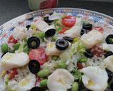 Foto del paso 8 de la receta: Ensalada de arroz con edamame y merluza