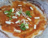 A picture of step 5 of Cheesy noodles dosa.