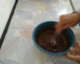 Foto langkah ke 2 dari resep Drink beng-beng Dessert box - brownies cheesecake.
