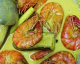 Gambar langkah 3 resipi Gulai Udang.