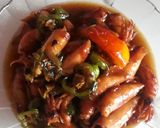 Foto langkah ke 5 dari resep Asin cumi oseng pedas.