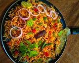 A picture of step 7 of Mumbai Street Style Tawa Pulao.
