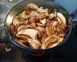 VEGÁN tárkonyos, krumplis tinoru leves recept fázis 1 fotója