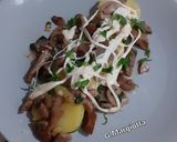 Foto del passaggio 6 della ricetta Patate, funghi misti e parmigiano filante