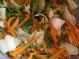 Tumis selada warna warni