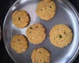 A picture of step 4 of Paneer coconut tikki.