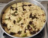 A picture of step 12 of Gujarati Khaman.