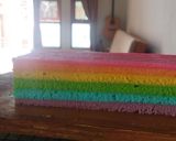 Foto langkah ke 7 dari resep Bolu Rainbow Kukus Satu Telur.
