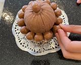 A picture of step 1 of Terry’s Chocolate Christmas pudding.