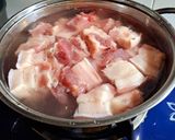 Hình bước làm 1 của món Thịt kho củ cải